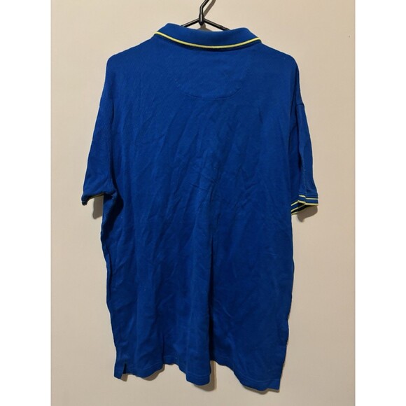Roberto Cavalli Blue yellow Polo 2XL - Picture 3 of 4